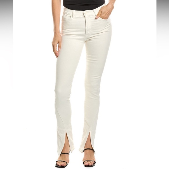 NWT MOTHER RASCAL SLICED UP HEEL PLAY DATE HIGH WAISTED WITH FLARED size 25 - Picture 1 of 11